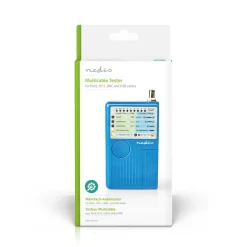 Nedis kabeltester LAN Fresh Green Box bedraad - 180m blauw