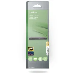 Nedis netwerkschakelaar HDMI Stijlvolle Titanium Box 3 poorten
