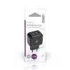 Nedis Oplader - 2x USB-A Uitgang - 24W - Zwart