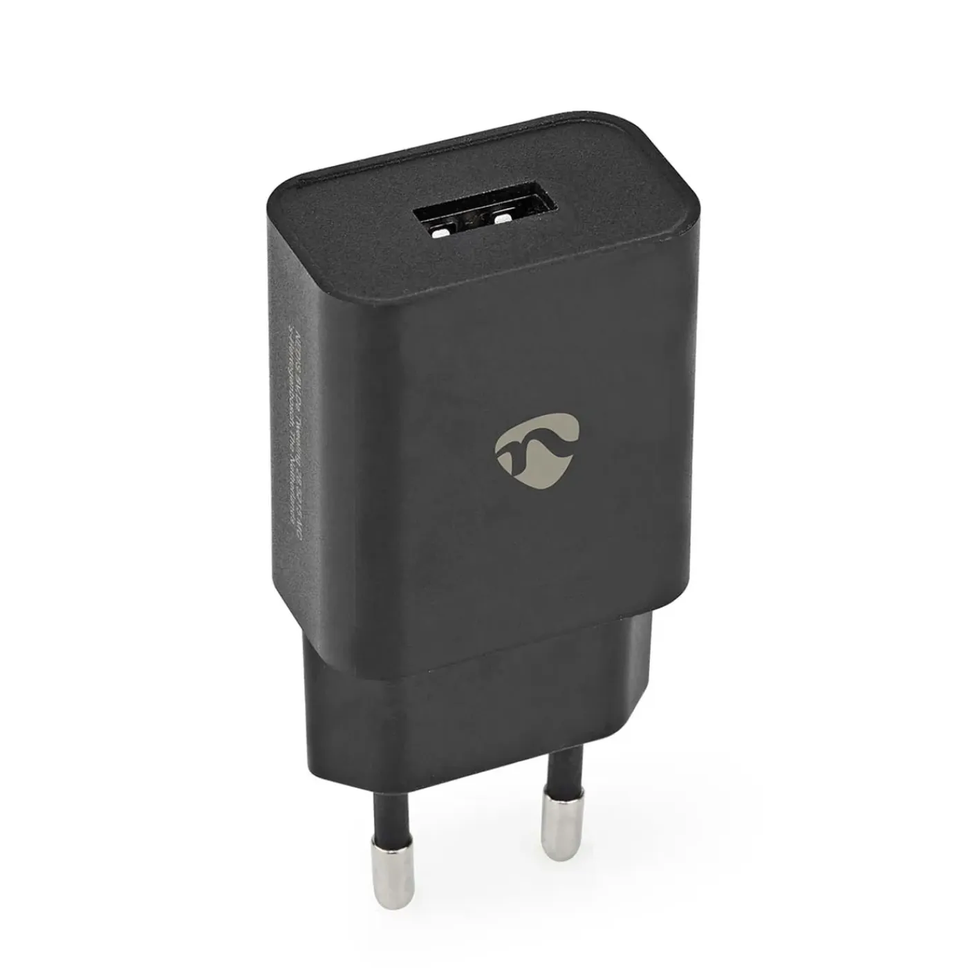 Nedis Oplader - 1x USB-A Uitgang - 12W - Zwart