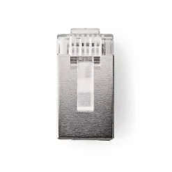 Nedis RJ45-connector Fresh Green Box mannelijk - Stevig STP CAT6 transparant
