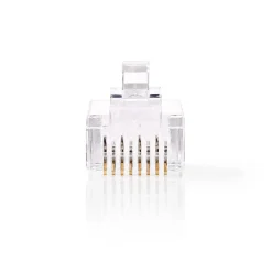 Nedis RJ45-connector Fresh Green Box mannelijk - Stranded UTP CAT6 transparant