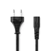 Nedis stroomkabel Fresh Green Box Euro mannelijk - IEC-320-C1 2m zwart