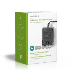 Nedis - Stroomomvormer | 230 V AC - 110V AC | 75 W | Ongeaarde USA-Uitgang