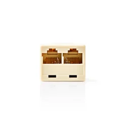 Nedis Telecom-Netwerksplitter Fresh Green Box RJ45 vrouwelijk - 2x RJ45 ivoor