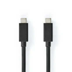 Nedis USB-kabel Fresh Green Box USB 3.2 Gen 2x2 - USB-C™ mannelijk 2m zwart