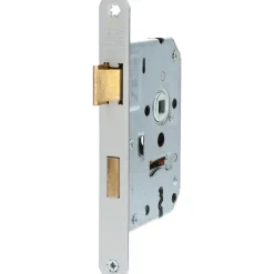Nemef Cilinderslot Insteekslot Slot Voor Binnendeur 1269/3 - Zwart - 55mm