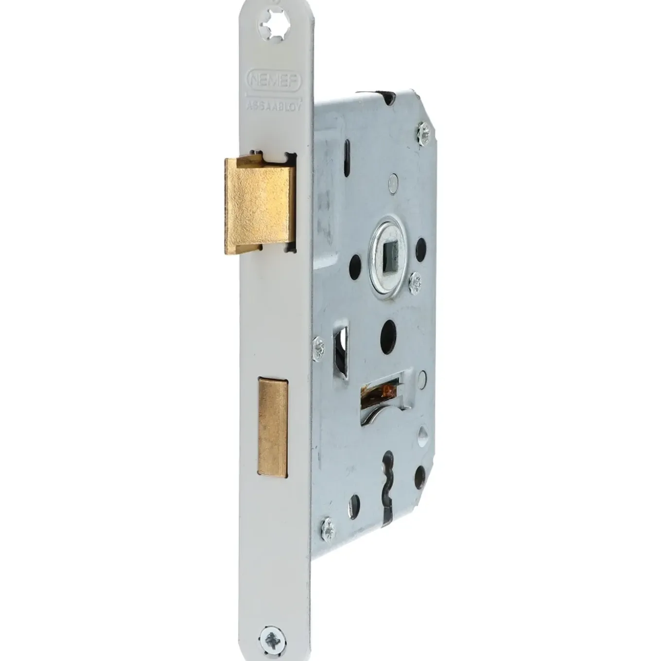 Nemef Cilinderslot Insteekslot Slot Voor Binnendeur 1269/3 - Zwart - 55mm