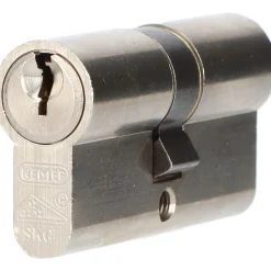 Nemef Cilinderslot Insteekslot Slot Voor Binnendeur 1269/3 - Zwart - 55mm