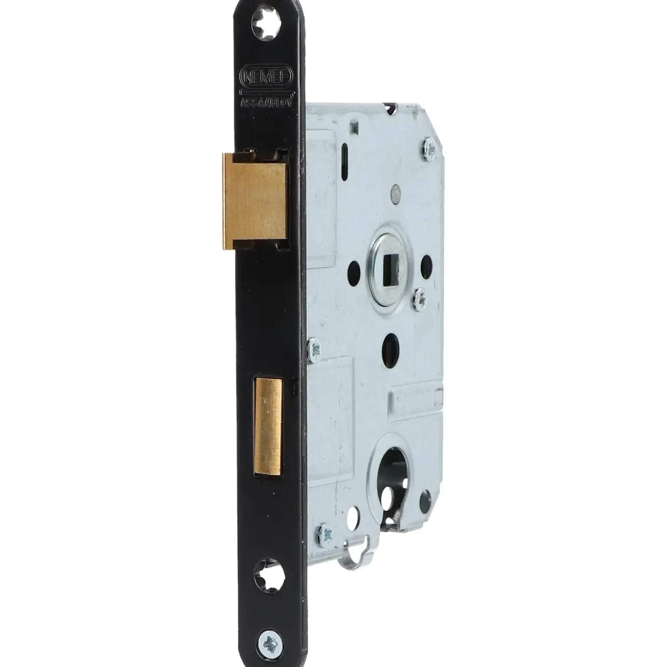 Nemef Cilinderslot Insteekslot Slot Voor Binnendeur 1269/3 - Zwart - 55mm