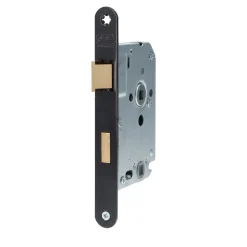 Nemef Cilinderslot Insteekslot Slot Voor Binnendeur 1269/3 - Zwart - 55mm