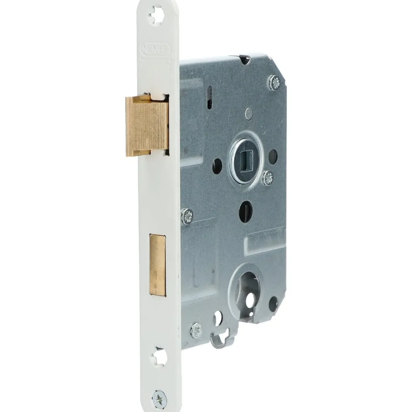Nemef Cilinderslot Insteekslot Slot Voor Binnendeur 1269/3 - Zwart - 55mm