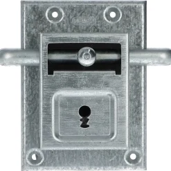 Nemef Cilinderslot Insteekslot Slot Voor Binnendeur 1269/3 - Zwart - 55mm