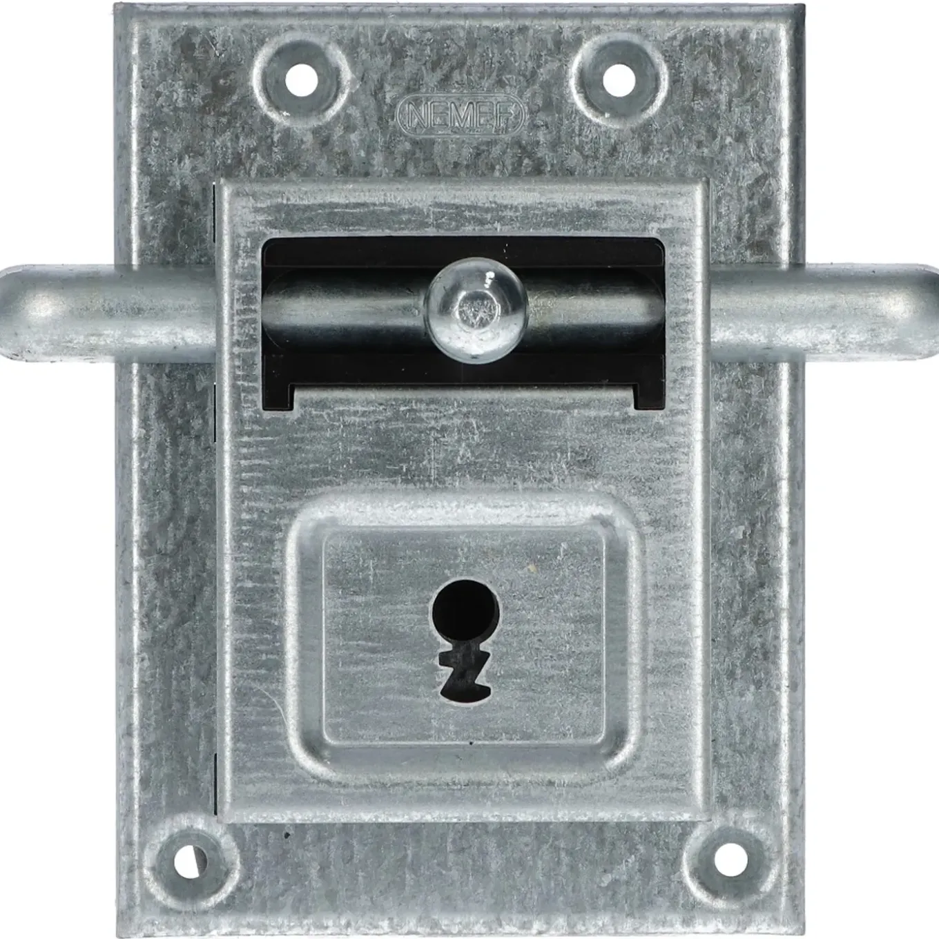 Nemef Cilinderslot Insteekslot Slot Voor Binnendeur 1269/3 - Zwart - 55mm