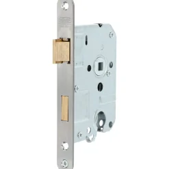 Nemef Cilinderslot Insteekslot Deurslot 1269/17 - RVS - 55mm