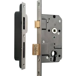 Nemef Insteekslot Veiligheidsslot Slot Voor Buitendeur 4139/17 - Zwart - 72mm