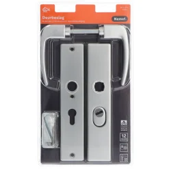 Nemef Veiligheidsbeslag voor Deur 3417-II - Aluminium Zilver - SKG*** Kerntrekbeveiliging - PC55mm