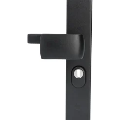 Nemef Veiligheidsbeslag voor deur 3415-II - Aluminium Zwart - SKG*** Kerntrekbeveiliging Vaste Knop - PC55mm