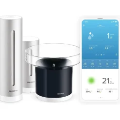 Netatmo Regen Pack - Slim Weerstation Met Regenmeter & Real-time Neerslagmeting