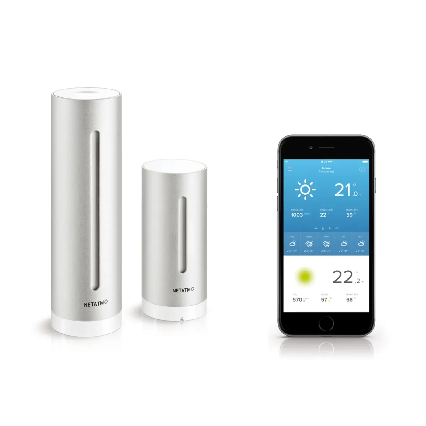 Netatmo slim weerstation met CO²-sensor