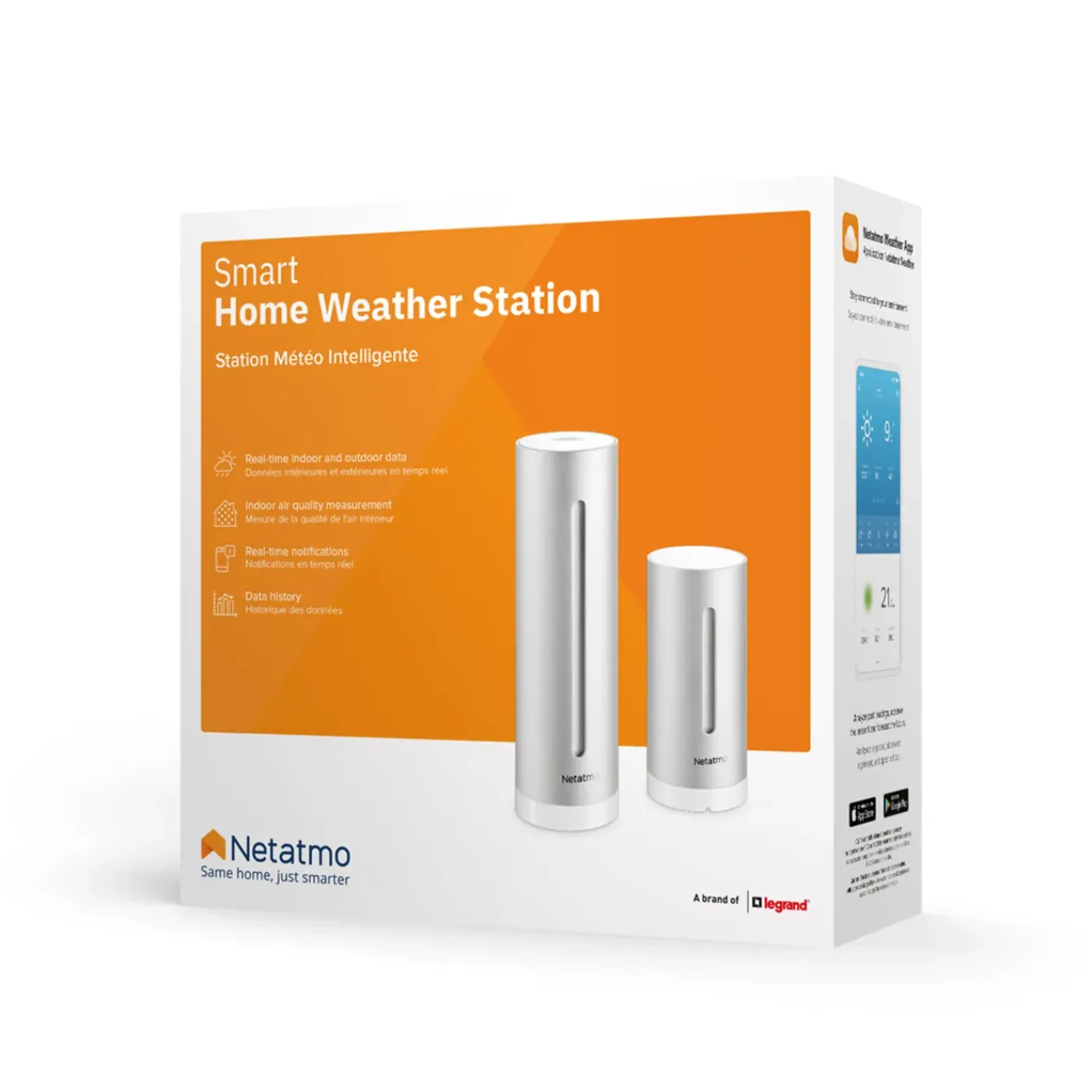 Netatmo slim weerstation met CO²-sensor