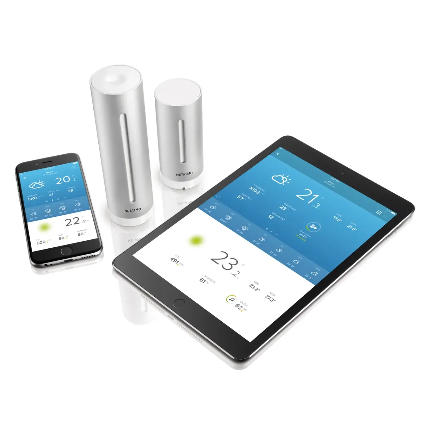 Netatmo slim weerstation met CO²-sensor