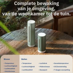 Netatmo Weerstation Original + Binnenmodule 2e Generatie + Regenmeter - Munt