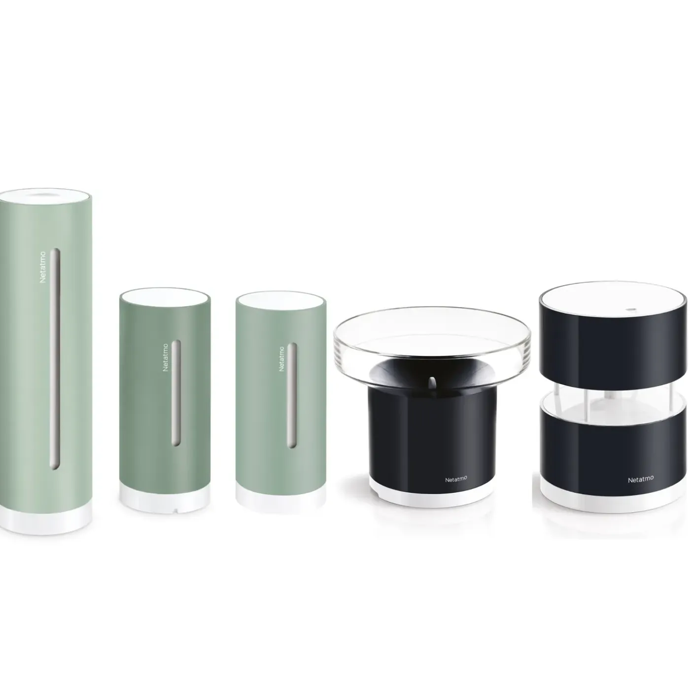 Netatmo Weerstation Set Original + Binnenmodule + Regenmeter + Windmeter - Munt