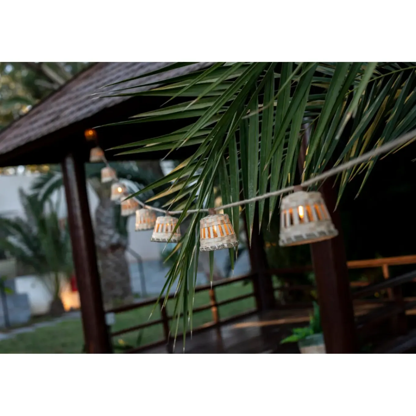 Newgarden lichtsnoer Aurora jute 8m 2W