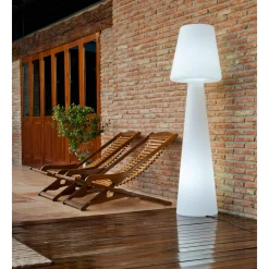 Newgarden vloerlamp Lola wit 200cm