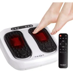 Nexxt Been- En Voetmassageapparaat Met Shiatsu En Afstandsbediening Zwart/grijs