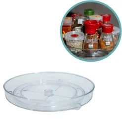 Nexxt Multifunctionele Draaitafel Organizer 23cm Transparant 360 Graden