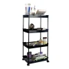 Nexxt Multifunctionele Trolley 4-laags Zwart 40 X 15 X - 88cm