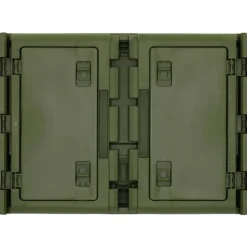 Norländer Opvouwbare Opbergkrat Met Houten Deksel En Koeltas 43,7 X 30,7 X - 25cm - Groen