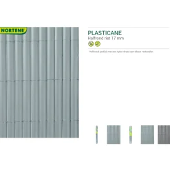 Nortene Rietscherm Plasticane - Synthetisch - Groen - 150x300cm