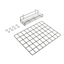 Nortiq Millex Organizer Voor Akoestische Panelen – Incl. S-haken (4) En Legbord