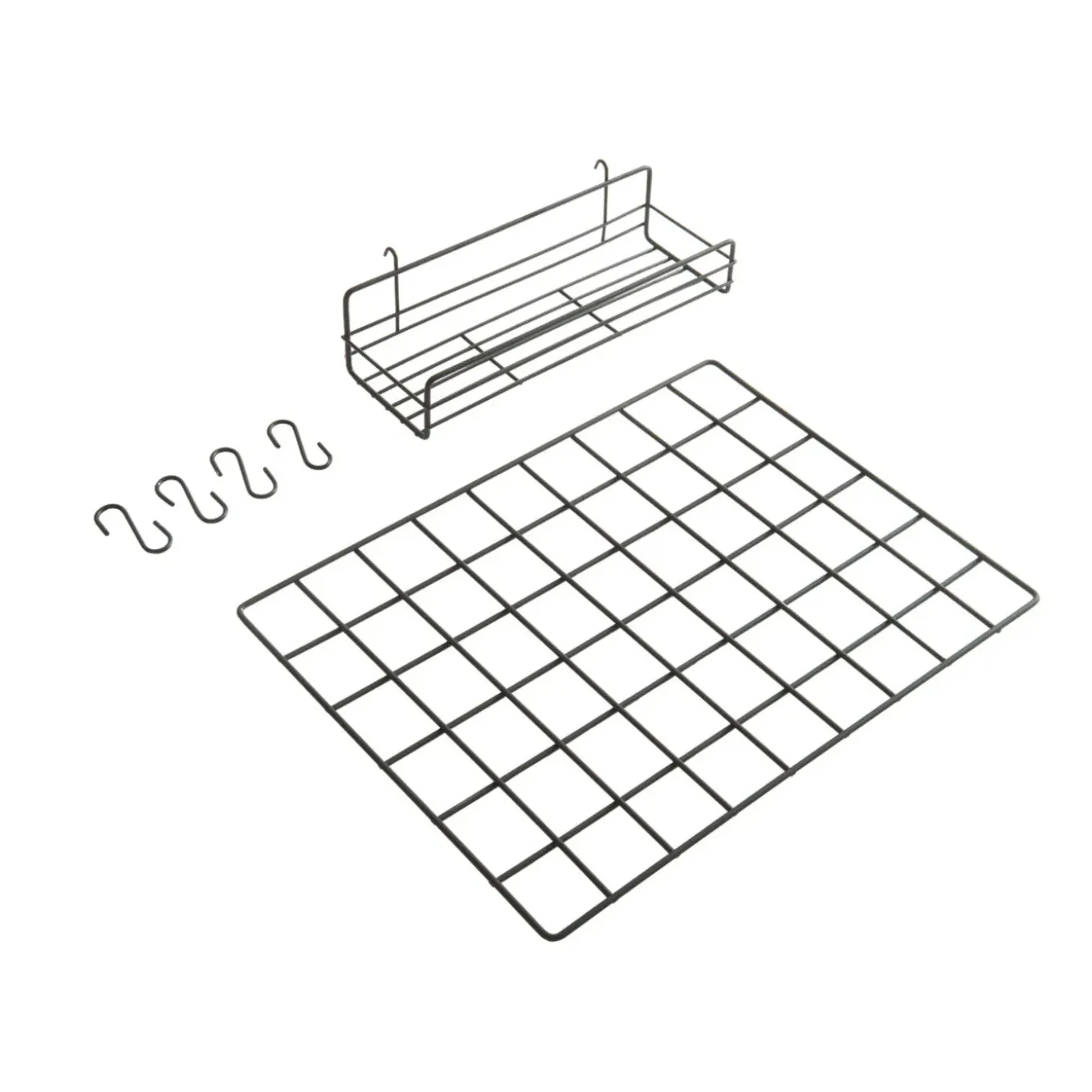 Nortiq Millex Organizer Voor Akoestische Panelen – Incl. S-haken (4) En Legbord