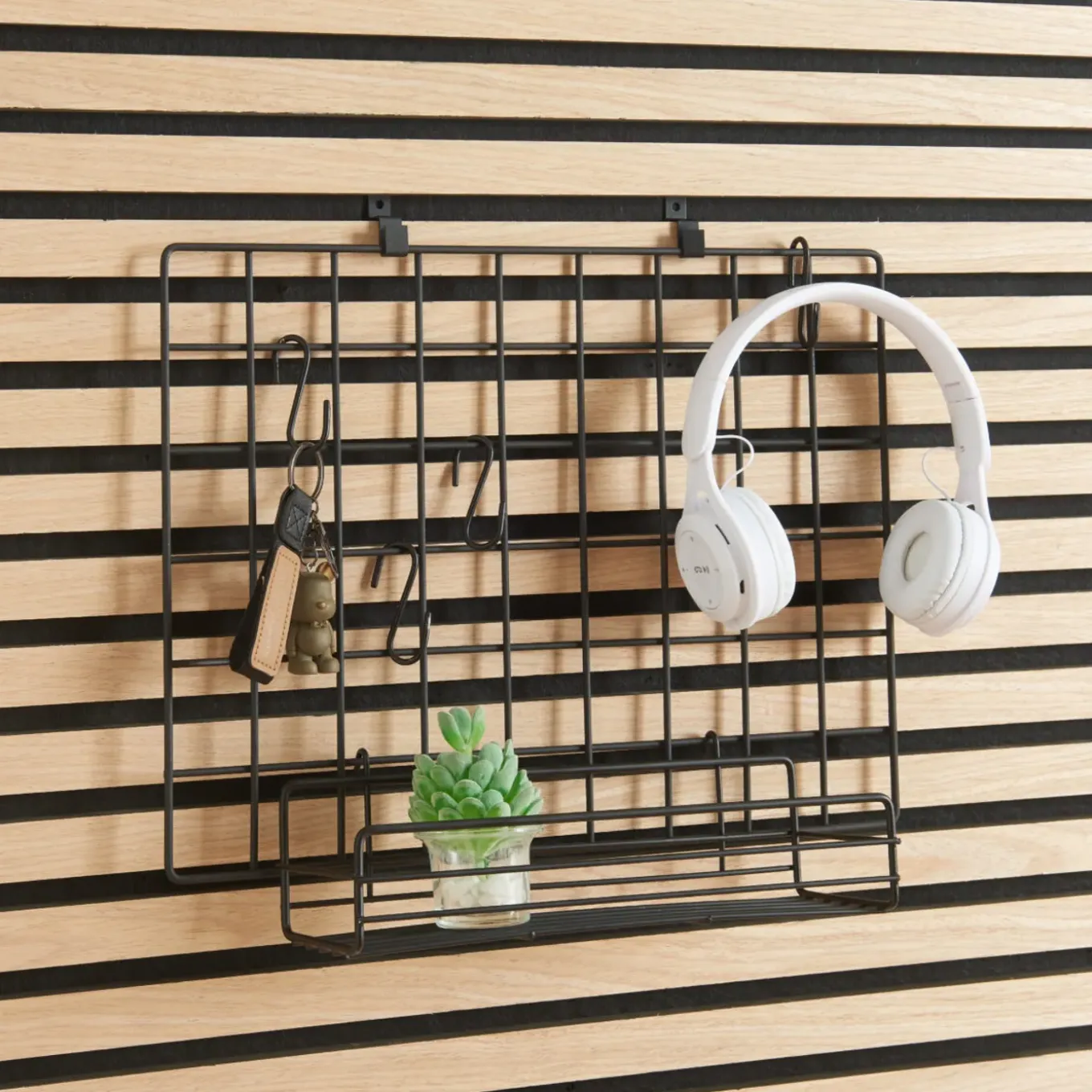 Nortiq Millex Organizer Voor Akoestische Panelen – Incl. S-haken (4) En Legbord
