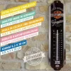Nostalgic Art Binnen/buiten Thermometer - Harley-davidson - Zwart