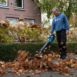 NovarGarden - Accu Bladblazer NG2 - Blauw - 200km/h - Incl. 1x Accu (4.0Ah) en lader