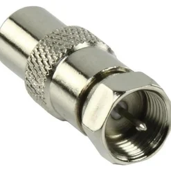 Nowlinq COAX naar F adapters. Set van 2 (mannelijk en vrouwelijk)
