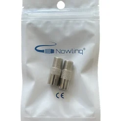 Nowlinq F naar COAX adapters. Set van 2 (mannelijk en vrouwelijk)