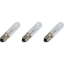 Oe Lightning Signaallamp E10 - 3w 30v 2500k - T10 - 10x40mm - 100 Mah - Dimbaar - 3 Stuks
