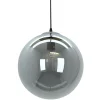 Olucia - Dolf - Hanglamp - Zwart / Grijs - 5l