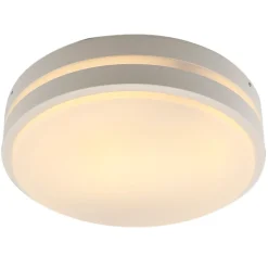 Olucia - James - Buitenplafondlamp - Wit