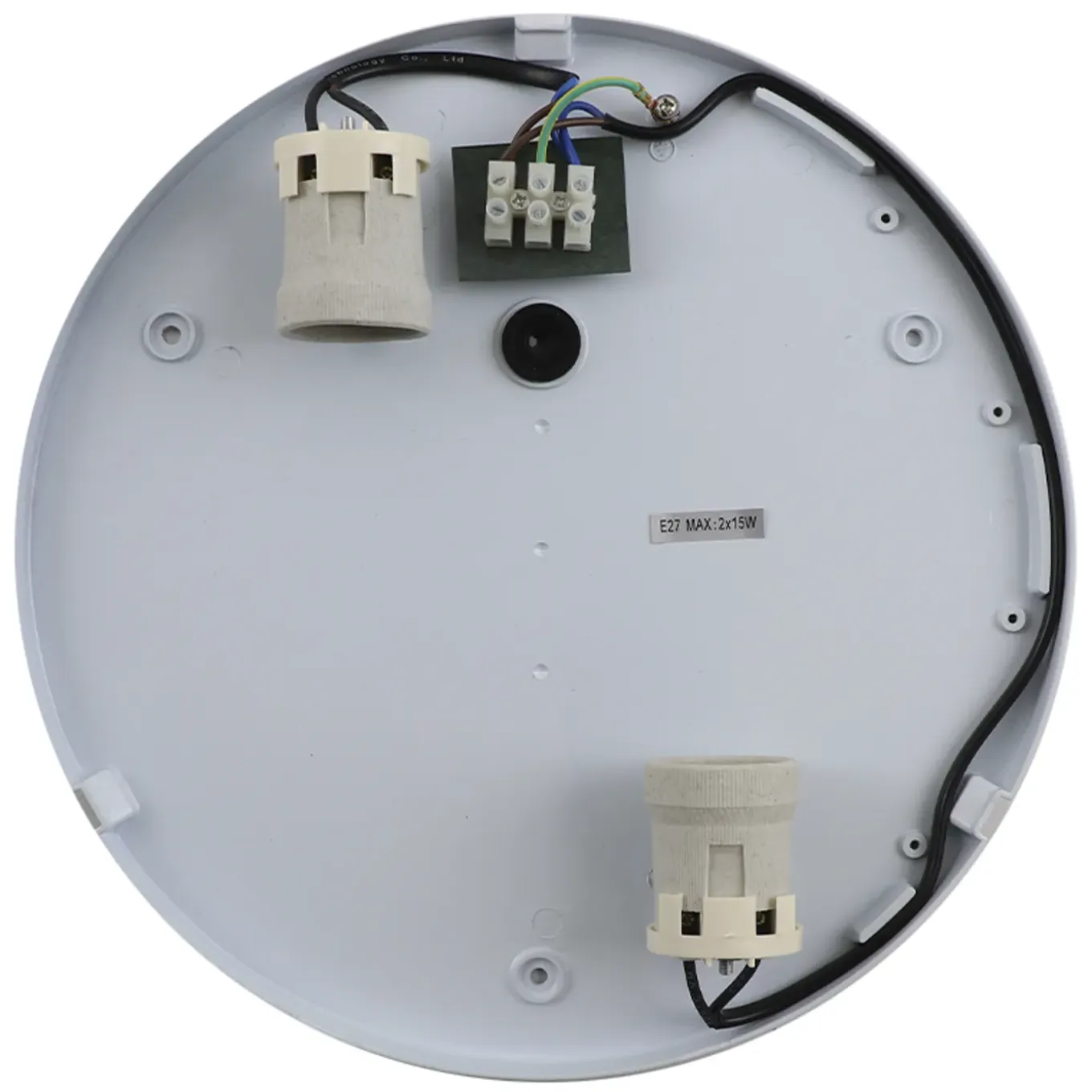 Olucia - James - Buitenplafondlamp - Wit