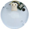 Olucia - James - Buitenplafondlamp - Zwart / Wit
