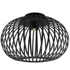 Olucia - Lieve - Badkamer Plafondlamp - Zwart