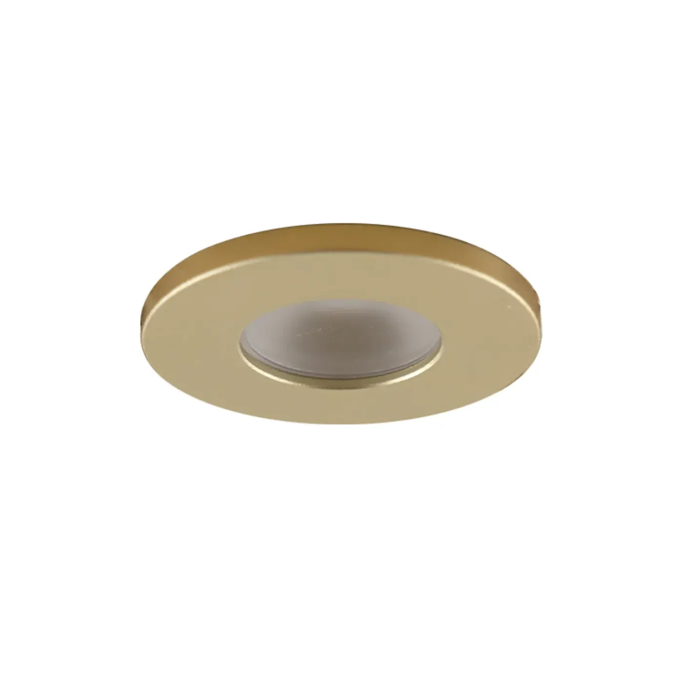 Olucia - 4 Messing Veranda Inbouwspots Dico, Ip65, Incl. Aansluitset En Afstandbediening