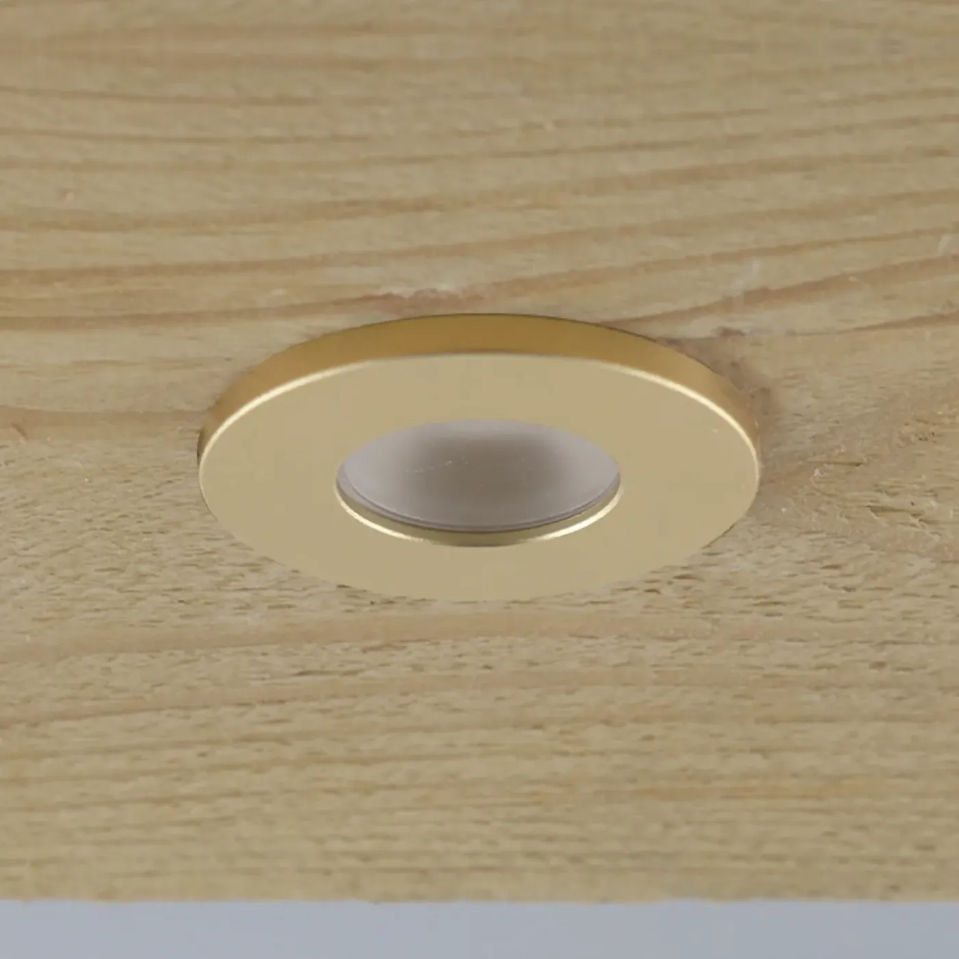 Olucia - 4 Messing Veranda Inbouwspots Dico, Ip65, Incl. Aansluitset En Afstandbediening